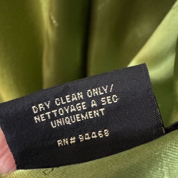 Dana Buchman green wool coat size 14 - Picture 3 of 5